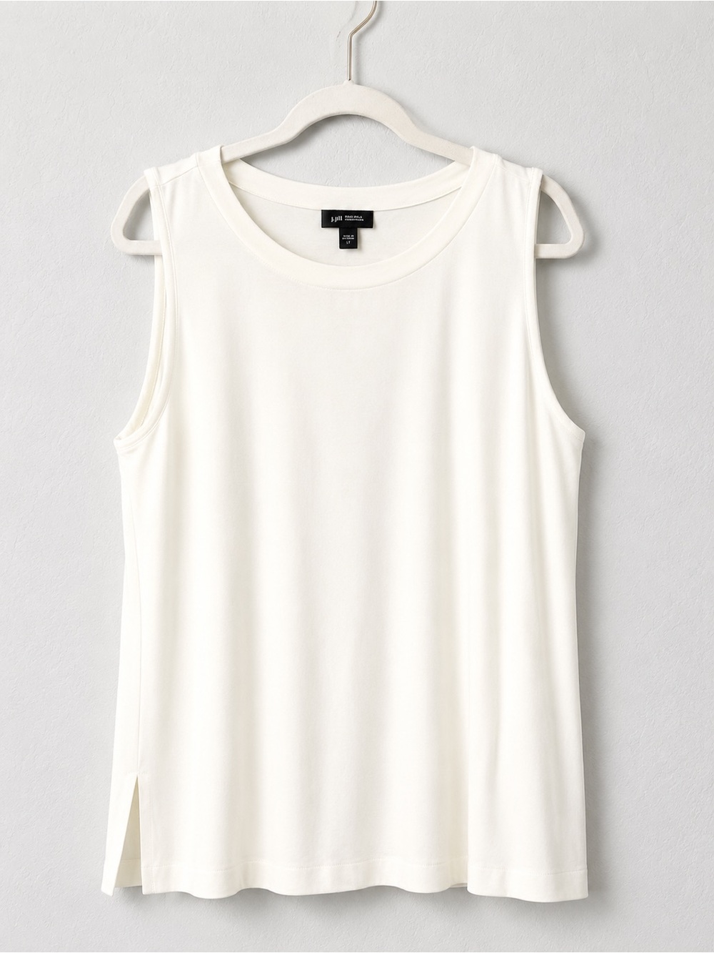 J.Jill Wearever Collection Sleeveless Tank Top – Ivory/Cream – XL